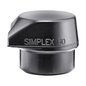 Simplex Paver Mallet Replacement Insert Composite Rubber Black 60 mm