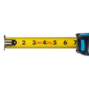 OX Pro 25-Foot Tuff Blade Tape Measure - Magnetic Dual Hook and 1 1/4 in. Wide Blade