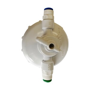 High Pressure Cap with Nuts and Dip Tubes Coarse Thread White
