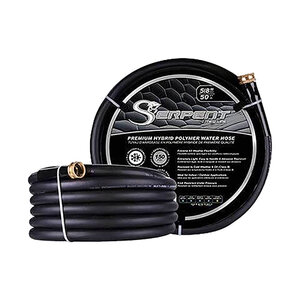 5/8 ft. x 50 ft. Black Serpeng Garden 150 PSI w/ M&F GHT