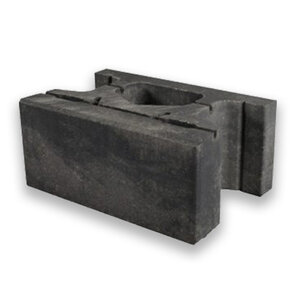 Barkman Keystone Compac Smooth Standard Graphite 8 in. x 18 in. x 12 in. (40 pc./pallet)