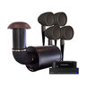 10 in. burial subwoofer, (4) 4 in. satellite speakers, 100W, brown, includes T100 and A.1x