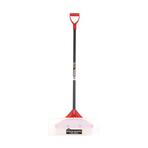 UHMW Snowpusher 24" Black Fiberglass Handle