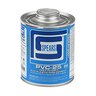 725 1/4 pt. Wet R Dry Aqua Blue PVC Cement Bi-Lingual Label
