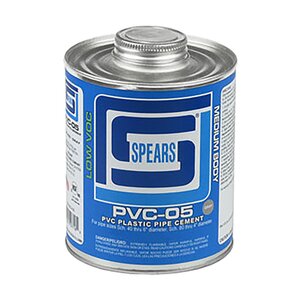 705 gal. Med Body Clear PVC Cement Bi-Lingual Label