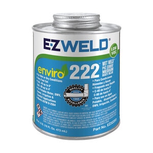 PVC Cement Wet Aqua Blue Pint