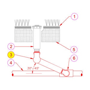 2" MPT X 12" Swing Joint