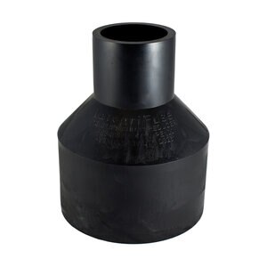 Molded Butt Fusion Reducer SDR 11 IPS x Brass FPT 6 in. x 4 in. 