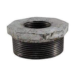 1 in. x 3/4 in. Galvanized Malleable Iron Reducer Bushing