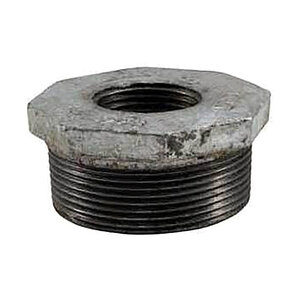 2 in. x 1 in. Galvanized Malleable Iron Reducer Bushing