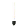 Shovel Round Mouth Gh Long Grip Wood Handle
