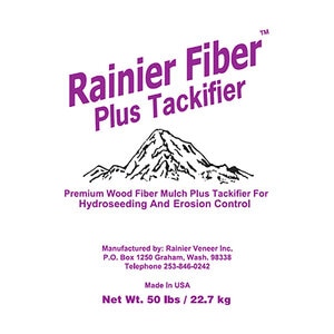 Rainier Fiber Plus Tacifier Premium Wood Mulch 50 lb. Bag