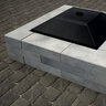 Belgard Melville Fire Pit Kit Rio w/ Clam Shell Spark Arrestor