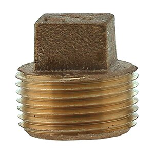 1 in. Bronze No Lead Cored Plug