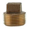 1 in. Bronze No Lead Cored Plug