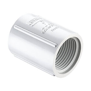 1-1/4 PVC Coupling Fpt Sch 40 Sprs