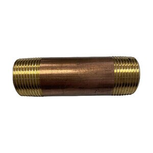 1 in. X Close Brass Nipple