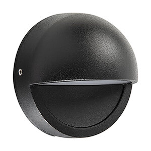 OVAL STEP LIGHT BLACK FIXT VISTA NL