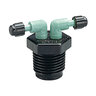 2-PORT FULL-FLOW MANIFOLD; 1/BAG