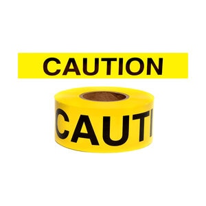 Yellow Caution Tape - 3 in. x300 ft. 2mil
