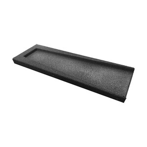Black Splash Pad Rubber 48 in.