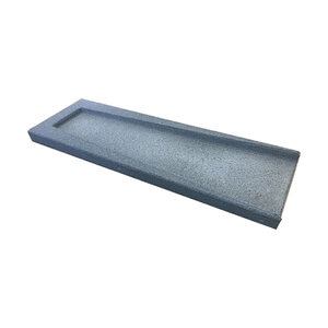 Gray Splash Pad Rubber 36 in. x 12 in.