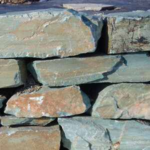 Turquoise Dry Stack Wallstone 2 - 12 in. Thick