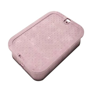 FJM Oldcastle 14 in. x 19 in. Jumbo Purple Valve Box Lid
