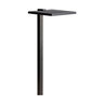Kichler 12V Integrated LED 8 in. Shallow Shade Path Light, 3000K Pure White, Black Textured Finish