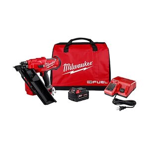 Milwaukee 3-1/2 in. 30 Degree Cordless Framing Nailer Kit