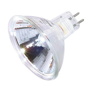Satco Lamp 20MR16/FL/C Clear FL MR16 20W Halogen GX5.3 Base 36 Beam Pattern 12V