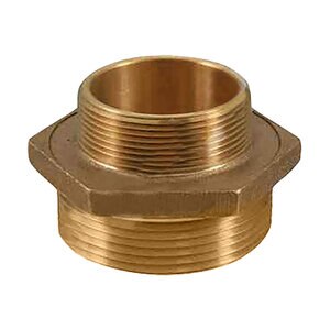 1" MALE NPT X 1" MALE NPSH BRASS SOLID