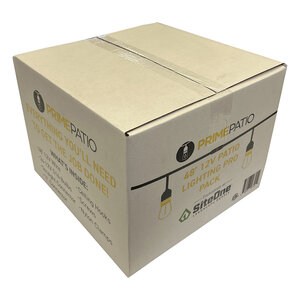 Prime Patio Pro Pack, 48' Socket Wire, 24 Glass S14 Lamps, Connectors and Hardward Included