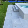 Slab Casper Limestone Sandblasted Finish Rockface 4 Sides 2 in. x 24 in. x 60 in.