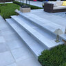 Slab Casper Limestone Sandblasted Finish Rockface 4 Sides 2 in. x 48 in. x 96 in.