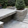 Slab Dove Grey Sandstone Rockface 4 Sides 2 in. x 24 in. x 48 in.
