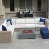 Slab Dove Grey Sandstone Rockface 4 Sides 2 in. x 24 in. x 48 in.
