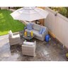 Tread Imperial Black Sandstone Rockface 4 Sides 2 in. x 14 in. x 48 in.