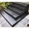 Step Kota Black Limestone Rockface 3 Sides 6 in. x 16 in. x 48 in.