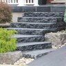Tread Kota Black Limestone Rockface 1 Long 2 in. x 16 in. x 60 in.