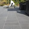 Tread Jet Black Granite Sandblasted 1 Long 2 in. x 16 in. x 48 in.