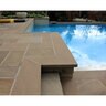 Tread Brown Sandstone Rockface 4 Sides 2 in. x 16 in. x 72 in.