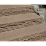 Tread Brown Sandstone Rockface 4 Sides 2 in. x 16 in. x 72 in.