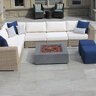 Cap Dove Grey Sandstone Rockface 4 Sides 3 in. x 24 in. x 24 in.