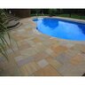 Slab Bronte Sandstone Rockface 4 Sides 2 in. x 48 in. x 96 in.