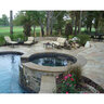 Coping Lavender Sandstone Bullnose 1 Long 2 in. x 12 in. x 48 in.