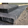 Coping Kota Black Limestone Bullnose 1 Long 2 in. x 12 in. x 48 in.