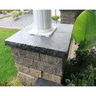 Coping Kota Black Limestone Bullnose 1 Long 2 in. x 12 in. x 48 in.