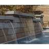 Coping Casper Limestone Sandblasted Finish Bullnose 1 Long 2 in. x 16 in. x 48 in.