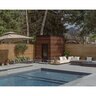 Coping Casper Limestone Sandblasted Finish Bullnose 1 Long 2 in. x 16 in. x 48 in.